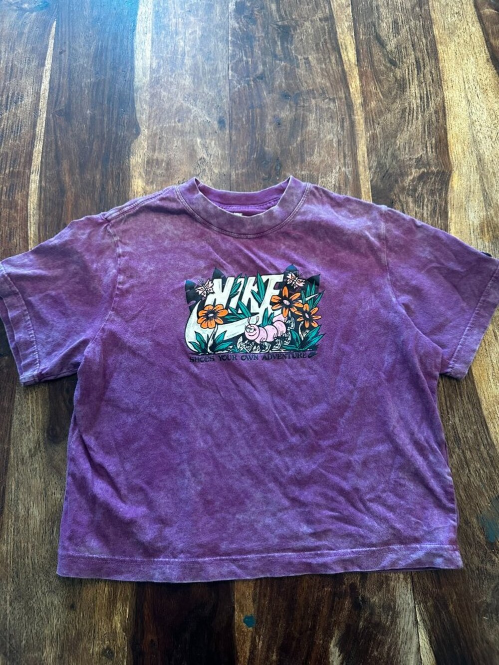 Nike Girls Choose Your Own Adventure Graphic Tee - Purple - Youth M